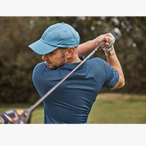 PGA Tour Men's Airflux Mesh Golf Cap, Lightweight Baseball Style Pro Series NWT